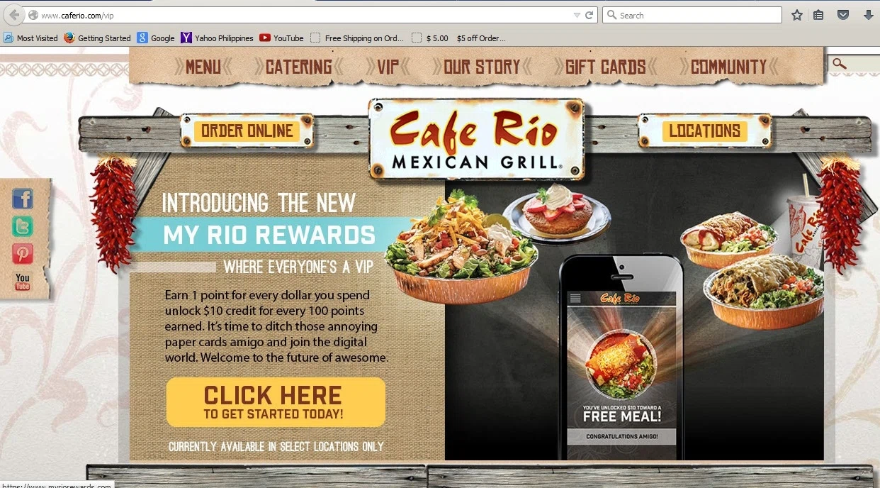 Cafe rio coupons discounts