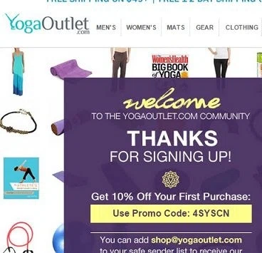 Yogaoutlet coupon code