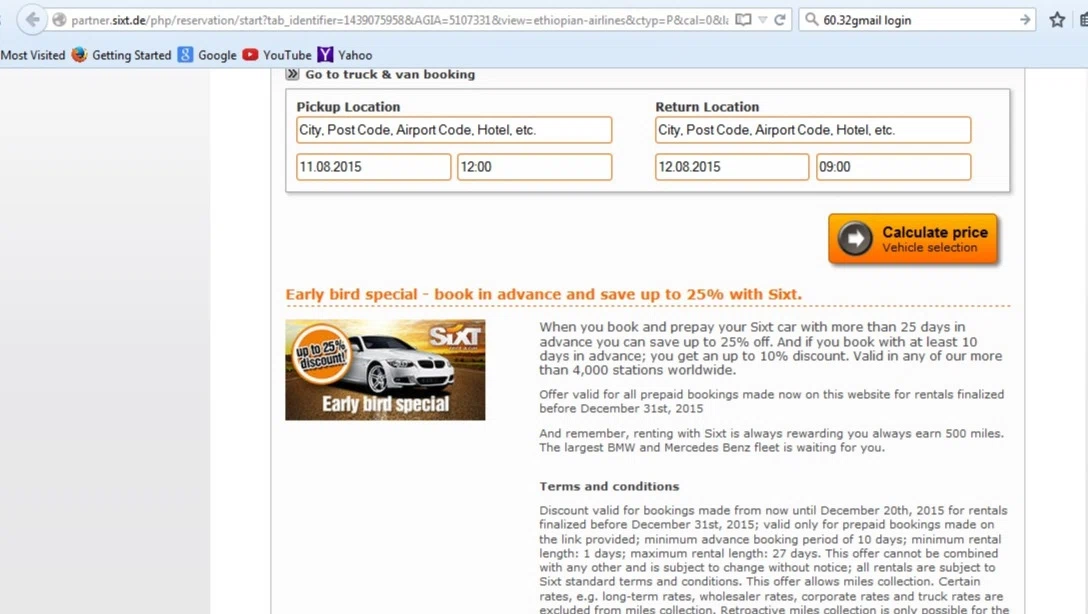 Sixt coupons discounts