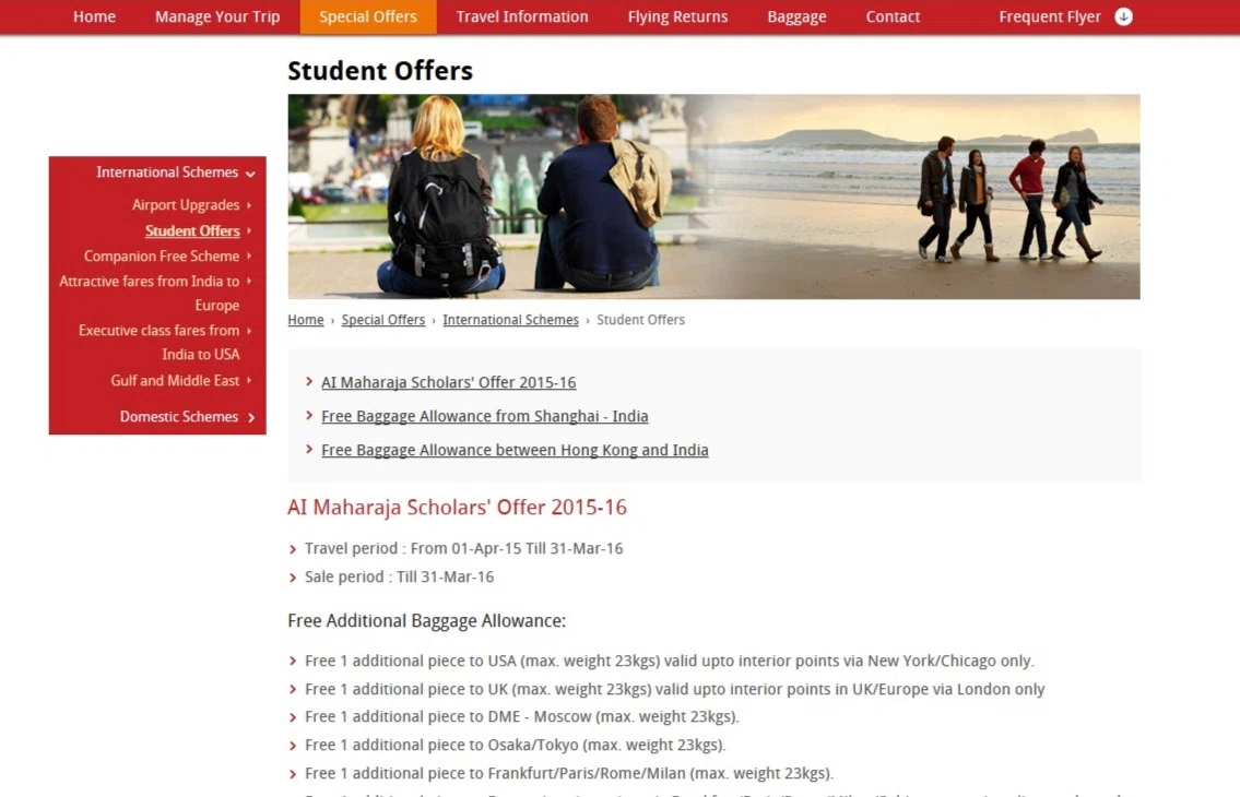 Air india discount coupon code
