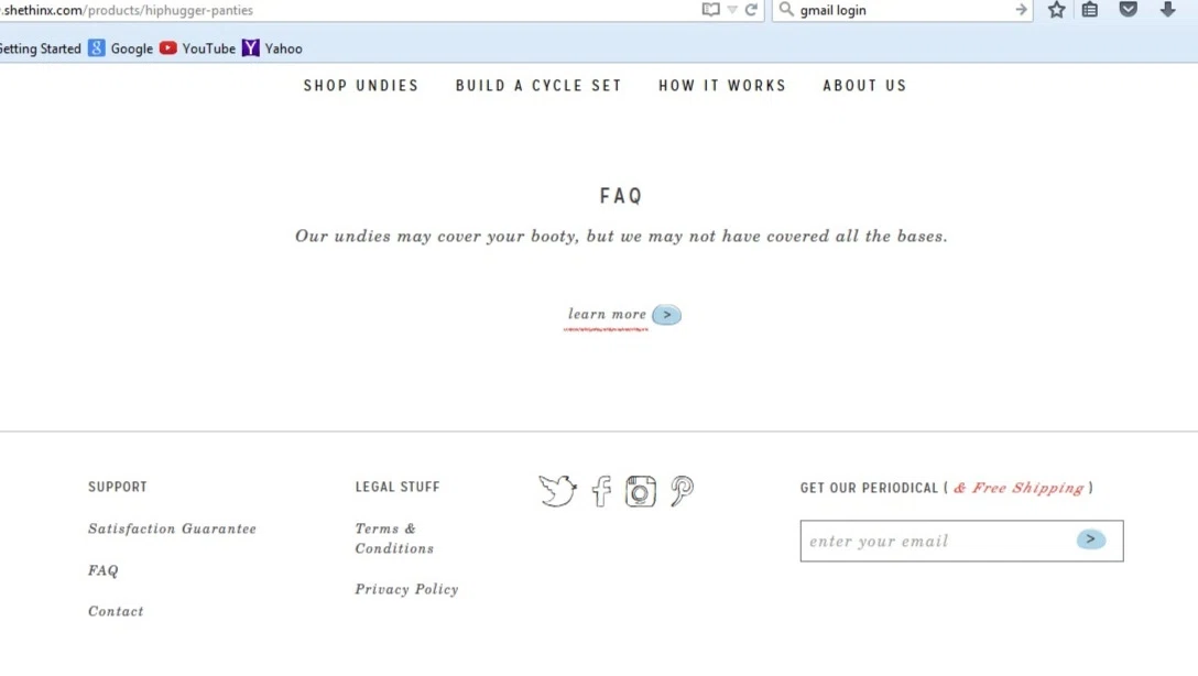 Thinx coupon code