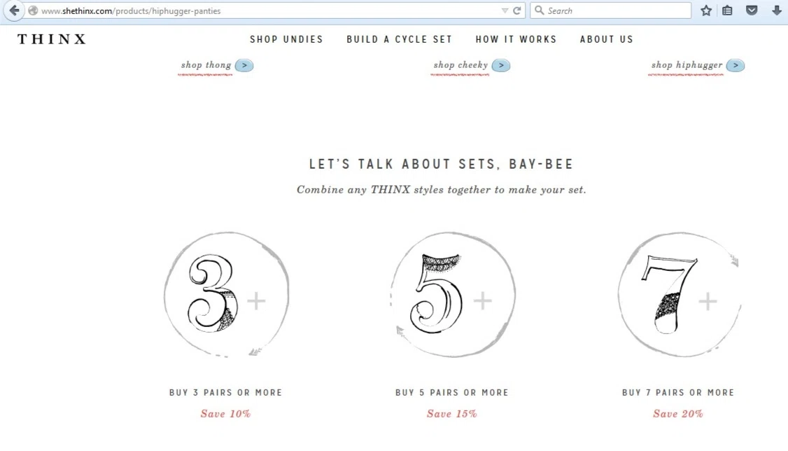 Thinx coupon code