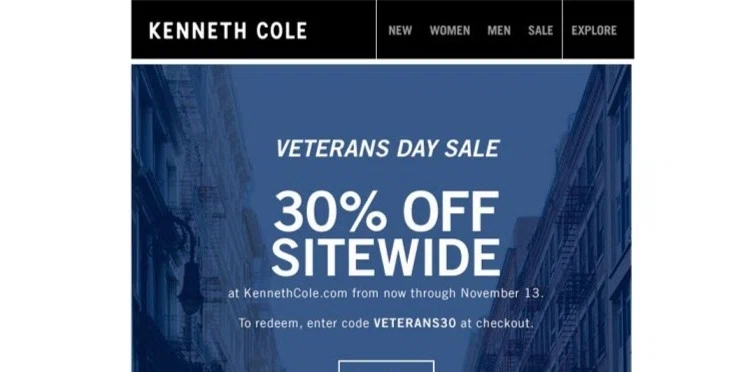 Kenneth cole discount coupon code