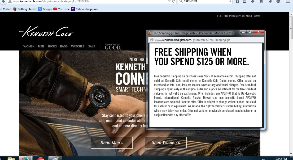 Kenneth cole discount coupon code
