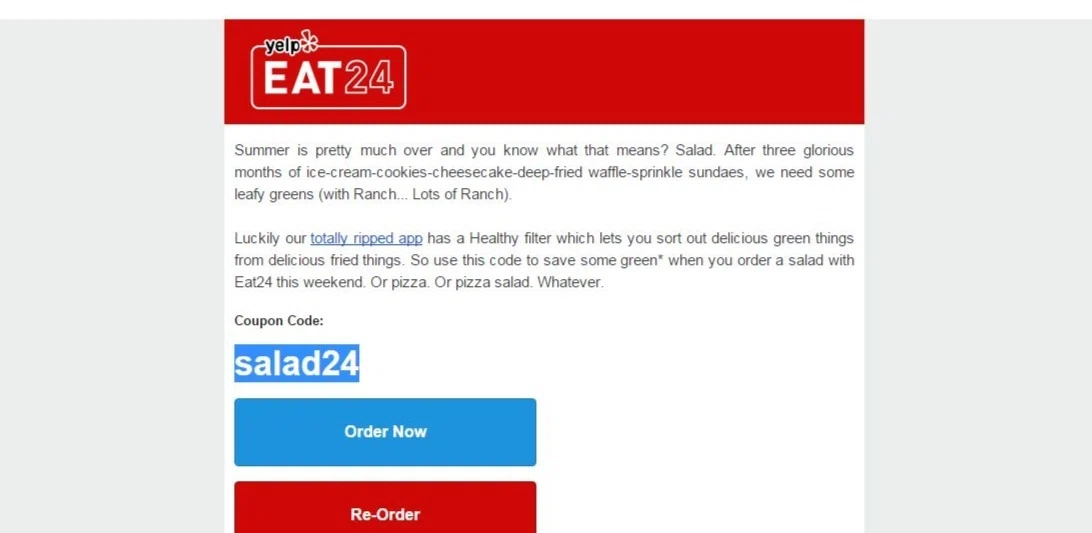 Eat 24 coupon codes
