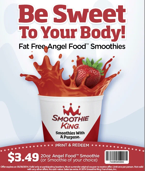 20 Off Smoothie King Promo Code & Coupons